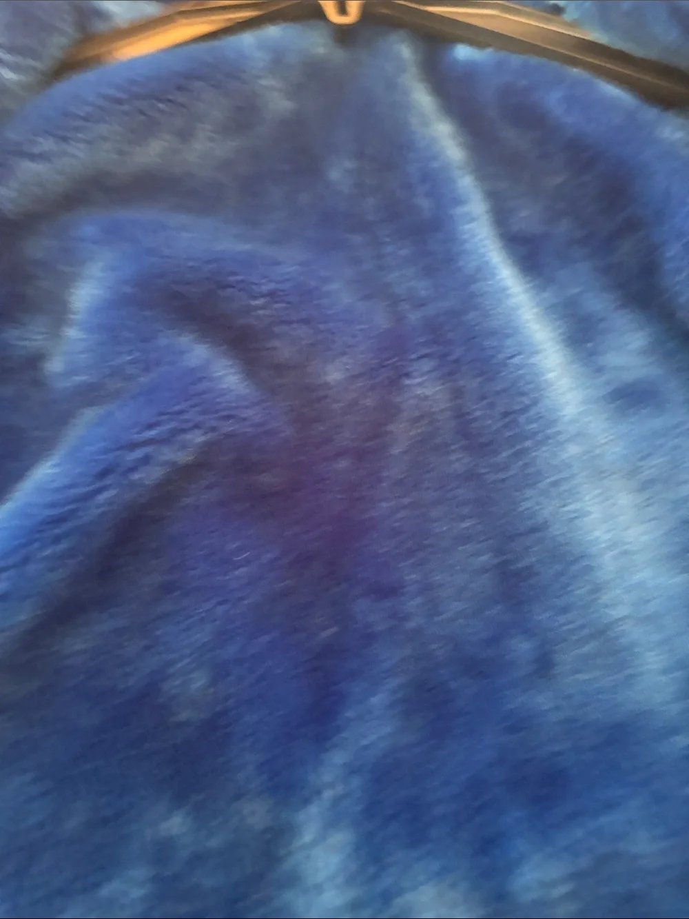 Wilda Royal Blue Genuine Leather Hooded Bomber style Coat with Belt